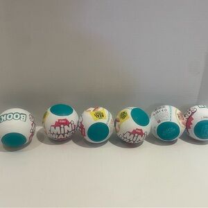 ZURU Mini Brands Surprise Balls - BOOKS - Lot of 6